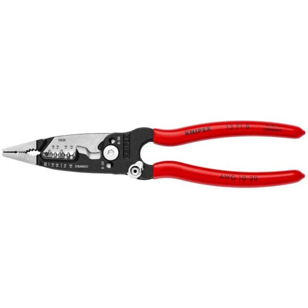 Photo of: KNIPEX 13 71 8 8" Forged Wire Stripper 20-10 AWG