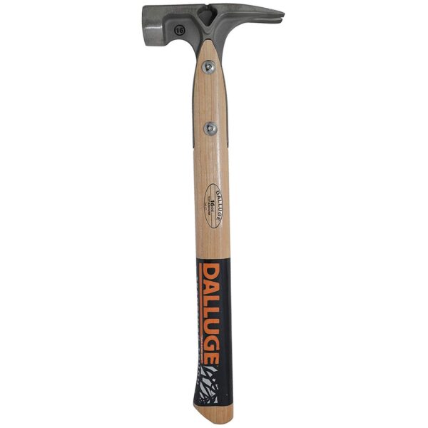 Dalluge 07172 14oz Titanium Hammer Fiberglass Handle Serrated Face