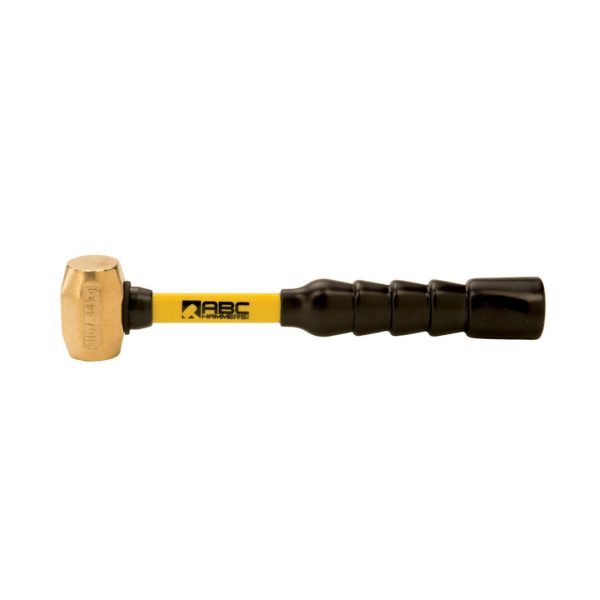 Brass Head Hammer With Ten Inch Fiber Glass Handle