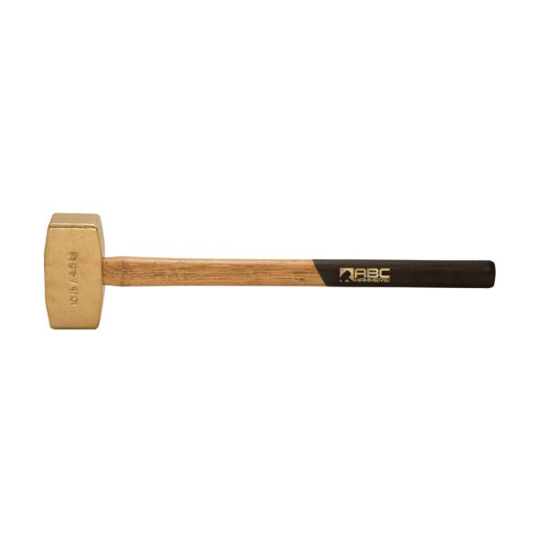 10 lb. Brass Hammer with 24" Wood Handle