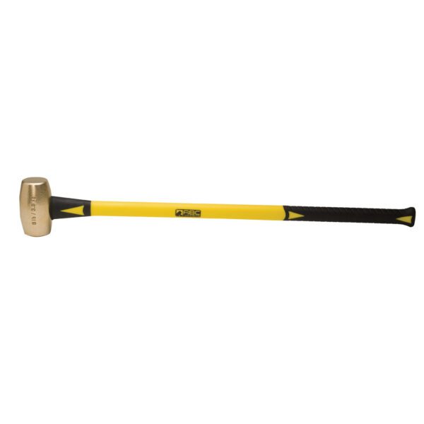 8 lb. Brass Hammer with 33" Fiberglass Handle