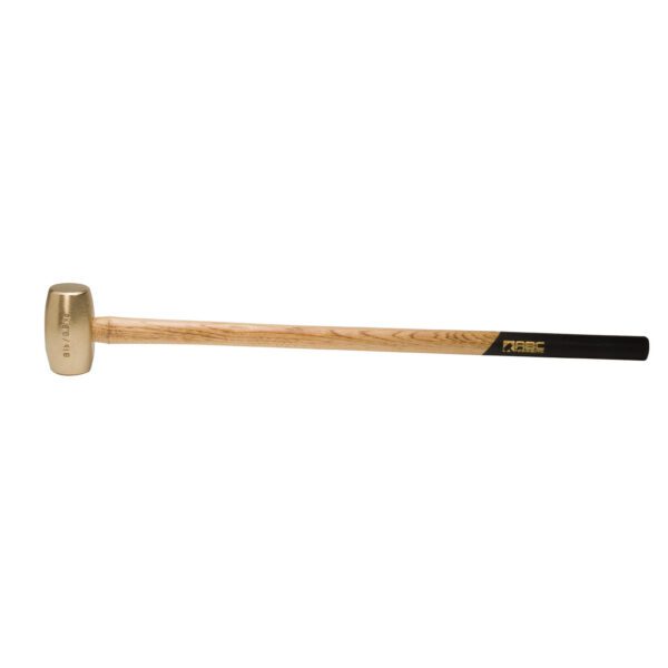 8 lb. Brass Hammer with 32" Wood Handle