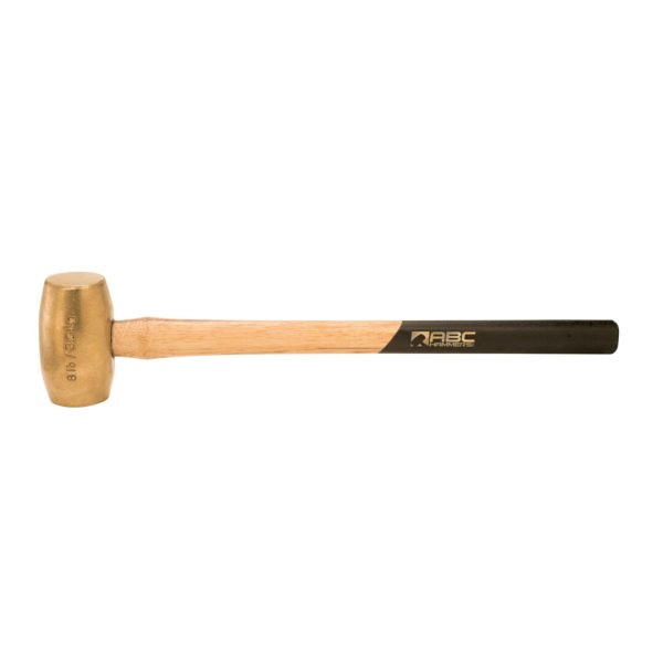 8 lb. Brass Hammer with 24" Wood Handle