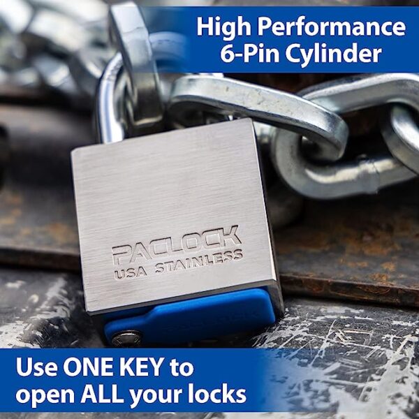 Photo of: UCS-4S Ultra-Heavy-Duty Stainless Steel Padlock