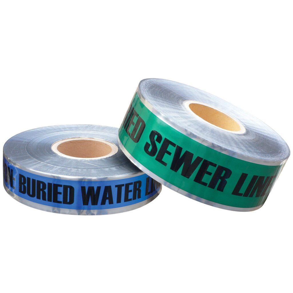 NonDetectable Warning Tapes Water / Sewer Line H To O Supply