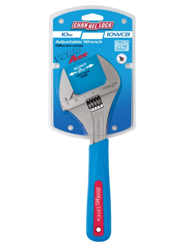 Photo of: Channellock 8WCB 10-INCH CODE BLUE® WIDEAZZ® ADJUSTABLE WRENCH
