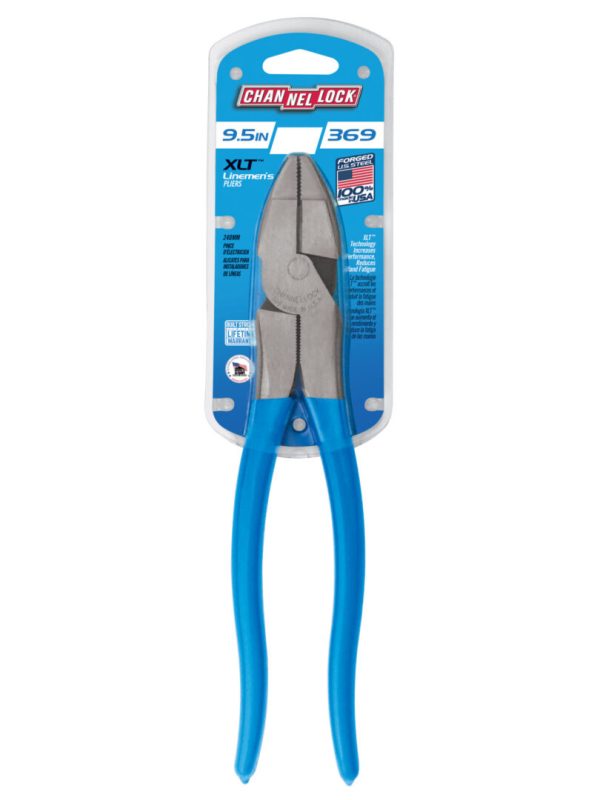Photo of Channellock 369 9.5-INCH XLT™ ROUND NOSE LINEMEN'S PLIERS