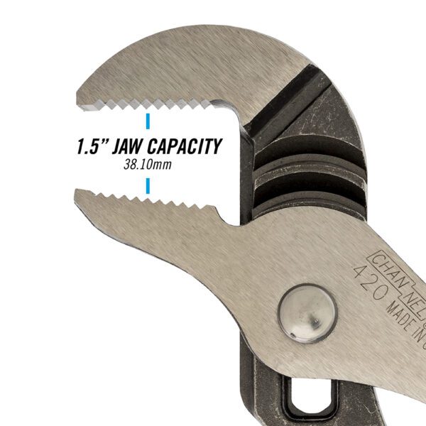 Photo of: 420® 9.5-INCH STRAIGHT JAW TONGUE & GROOVE PLIERS