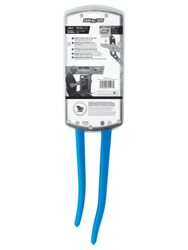 Photo of Photo of Channellock 460 16.5-INCH STRAIGHT JAW TONGUE & GROOVE PLIERS packaging