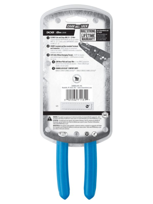 Photo of: Channellock 908 8-INCH WIRE STRIPPER