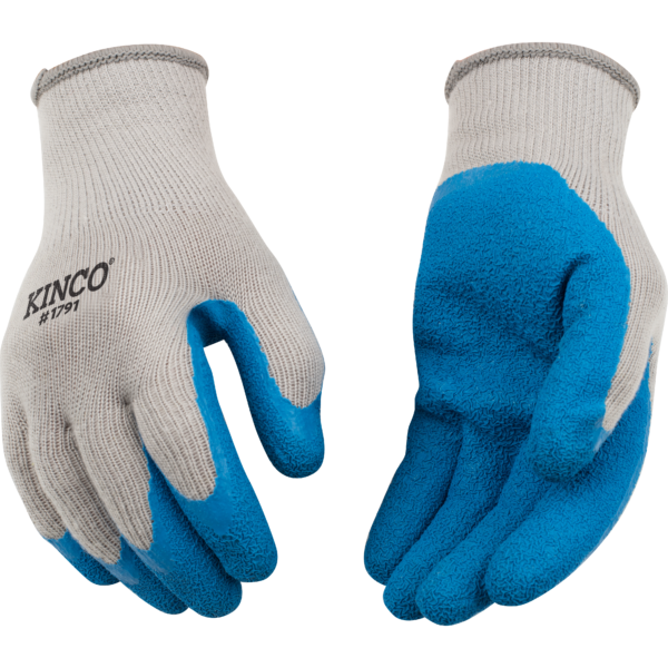 Kinco 1791 Polyester Knit Shell & Latex Palm Gloves