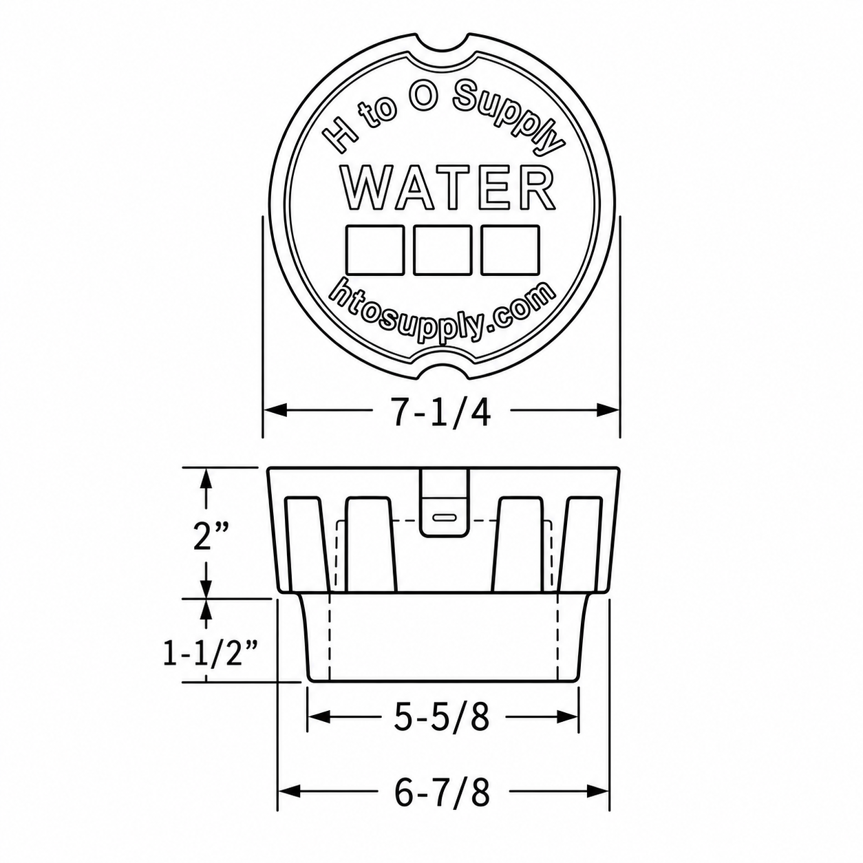Valve Box Lids Standard - H To O Supply