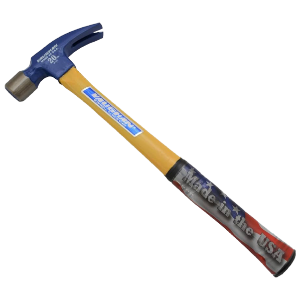 Vaughan 20 OZ Smooth Face Fiberglass Rip Hammer 14" Handle