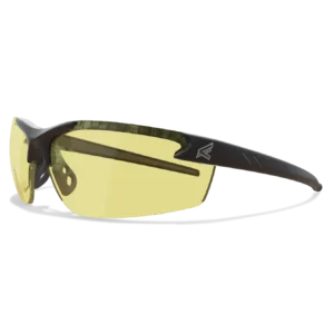 Photo of: Edge Eyewear DZ112-G2 Zorge G2 - Black Frame / Yellow Lens Safety Glasses