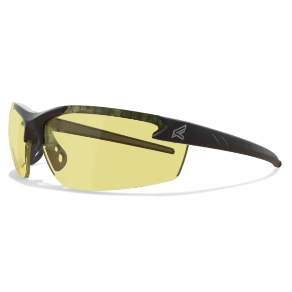 Photo of: Edge Eyewear DZ112-G2 Zorge G2 - Black Frame / Yellow Lens Safety Glasses