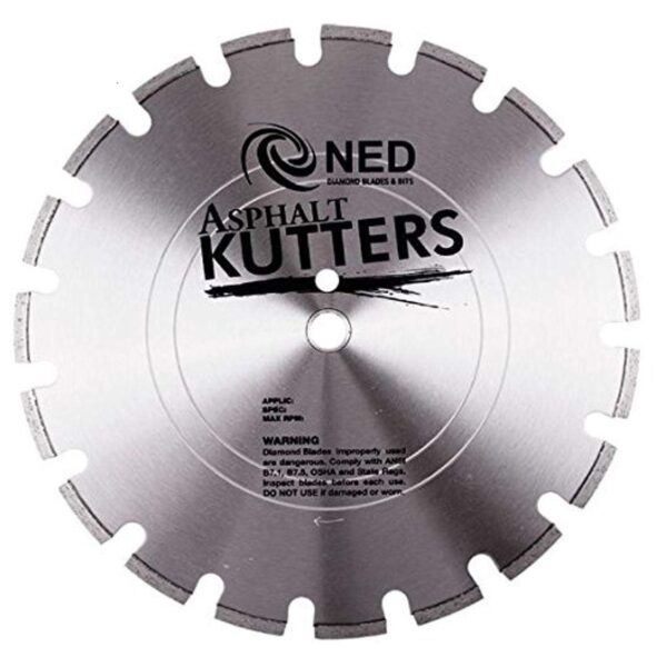 Photo of: NED 100NCCLDA1402 14" x .110 x 1" DP LDA-CC Asphalt/Green Concrete Dry Cost Cutter Walk Behind
