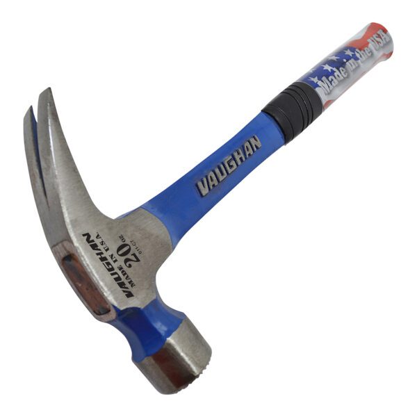 Photo of: Vaughan R999 20 oz Smooth Face Solid Steel Rip Hammer, 14" handle 11200