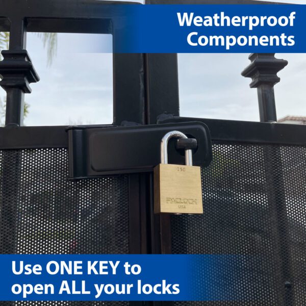 Photo of: PACLOCK 150 Series Medium-Duty Brass Padlock