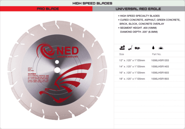 Photo of: NED Universal Red Eagle Pro Blade