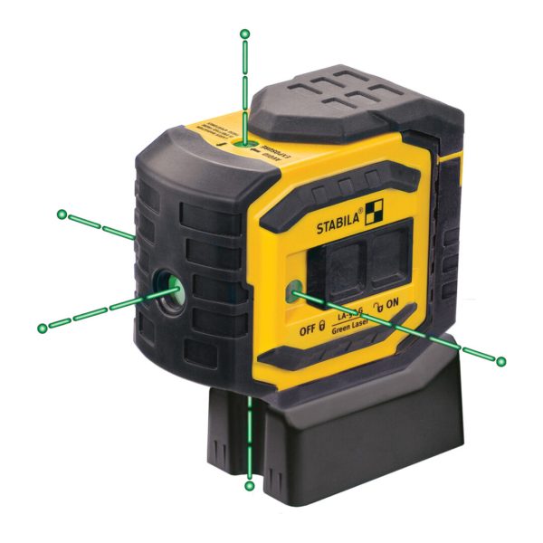 Photo of: Stabila 03165 LA-5P G Self-leveling 5-Point/Dot GREENBEAM Laser