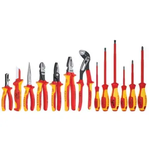 Photo of: KNIPEX 9K 00 80 03 US 13 Pc Electricians Set In Tool Roll, 1000V Insulated