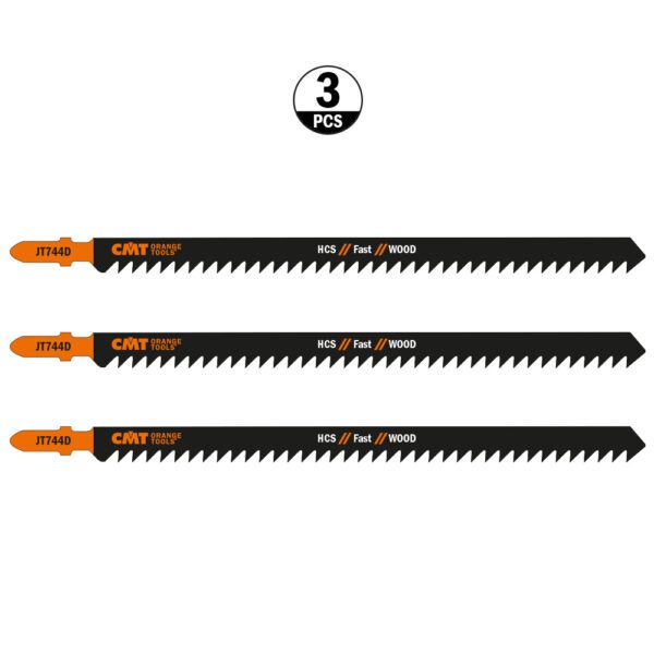 Photo of: CMT JT744D-3 Jig Saw Blades Wood/Coarse Straight