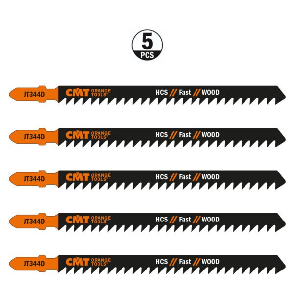 Photo of: CMT JT344D-5 Jig Saw Blades Wood/Coarse Straight 5 Pack