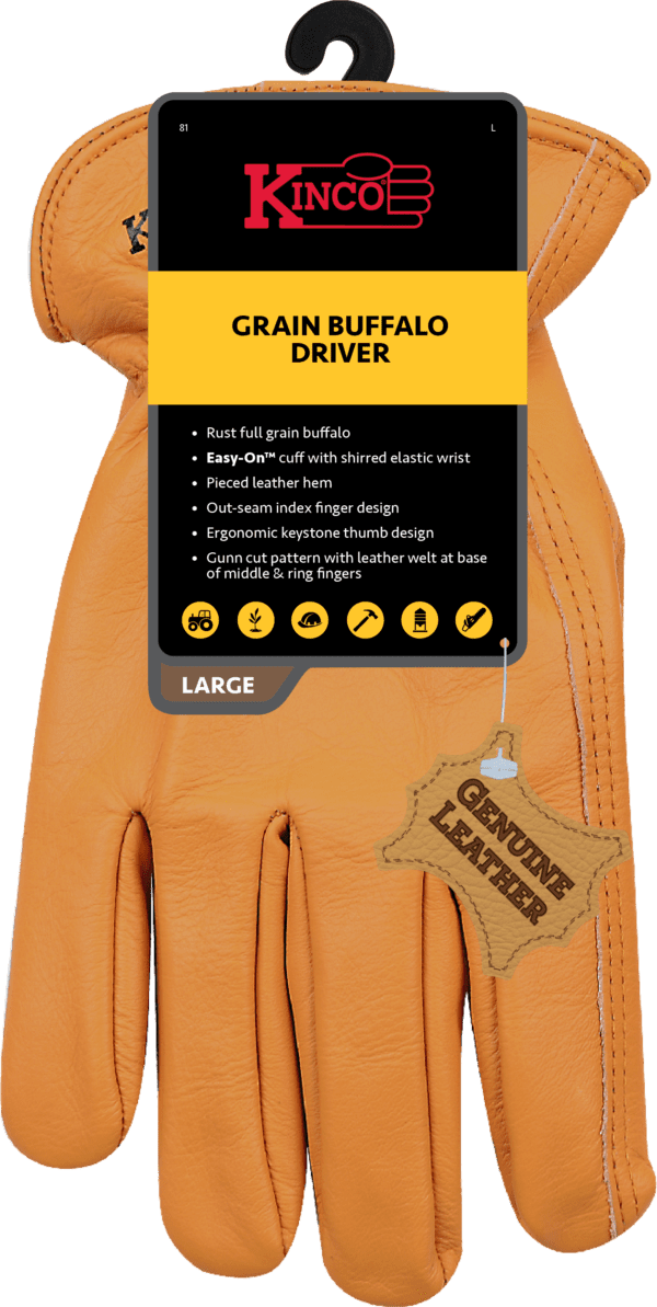 Kinco 81 - Grain Buffalo Driver Gloves