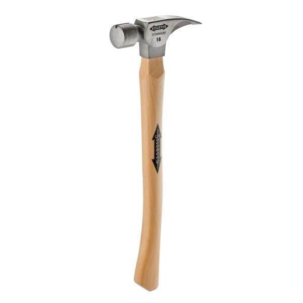 Photo of: Stiletto TI16SC 16oz Titanium Hickory Hammer Smooth Face Curved Handle