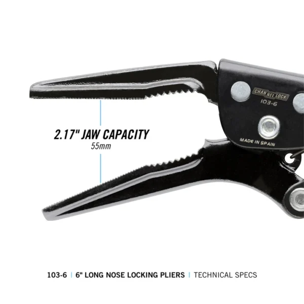 Photo of: CHANNELLOCK 103-6 6-Inch Combination Long Nose Locking Pliers