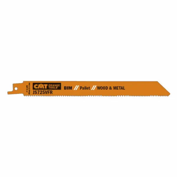 Photo of: CMT JS725VFR-20 Recip Saw Blades For Wood Metals 8"x8-12TPI 20 Pack