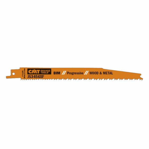 Photo of: CMT JS3456XF-5 Recip Saw Blades For Wood Metals 8"x6-12TPI 5 Pack