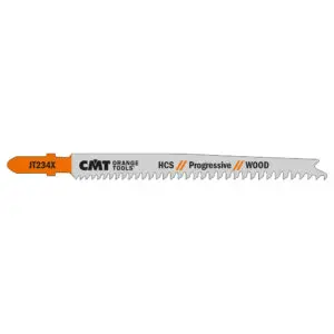 Photo of: CMT JT234X-5 Jig Saw Blades HCS 4-1/2"x8-12 TPI 5 Pack