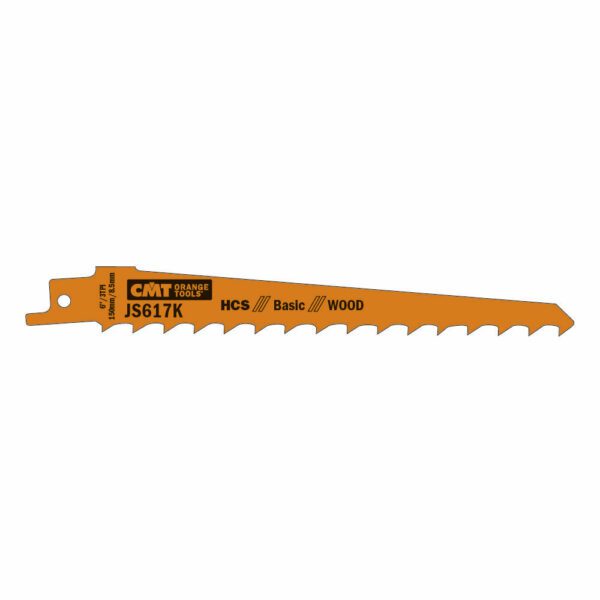 Photo of: CMT JS617K-5 Recip Saw Blades For Wood 6"x3TPI 5 Pack