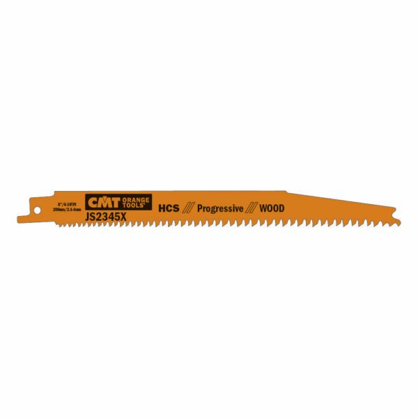 Photo of: CMT JS2345X-5 Recip Saw Blades For Wood 8"x10TPI 5 Pack