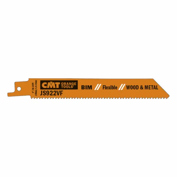 Photo of: CMT JS922VF-5 Recip Saw Blades For Wood Metals 6"x10-14TPI 5 Pack