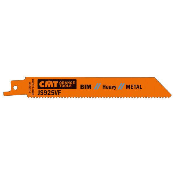 Photo of: CMT Orange Tools Recip Saw Blades For Metals 6"x10-14TPI 5 Pack JS925VF-5