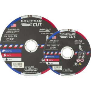 Photo of: United Abrasives 22230 4-1/2" x .045 x 7/8" Type 1 Ultimate Cut-Off Wheel