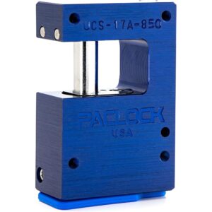 PACLOCK UCS-17A-850 Hidden-Shackle Aluminum Block-Lock-Style Lock