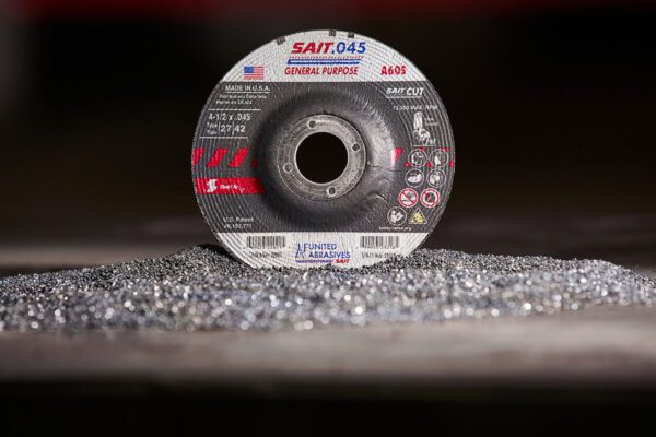 Photo of: United Abrasives A60S General Purpose Cut-Off Wheel 4 1/2" x .045" x 7/8"