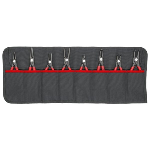 Photo of: Knipex 00 19 58 V02 8 Pc Precision Snap Ring Pliers Set in Tool Roll