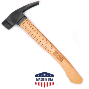 Photo of: Boss Hammer Co. BH10TIHI16S 10 oz. Titanium Hammer Hickory Handle Smooth Face