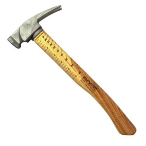 Photo of: Boss Hammer Co. BH14TIHI18M 14 oz. Titanium Hammer Hickory Handle Milled Face