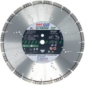 United Abrasives 48806 14 X .125 X 1" Concrete General Purpose Large Diameter Diamond Blade