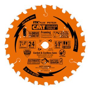 Photo of: CMT Orange Tools P07524-X10 7 1/4″ ITK-PLUS Ultimate Finish V-Drive