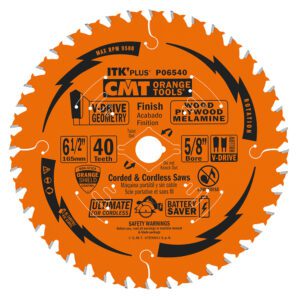 Photo of: CMT Orange Tools P06540-X10 6-1/2" ITK-PLUS Ultimate Finish V-Drive