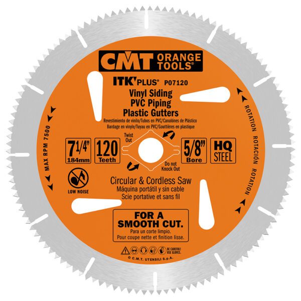 Photo of: CMT Orange Tools P07120-X10 7 1/4" ITK-PLUS Finish Blade