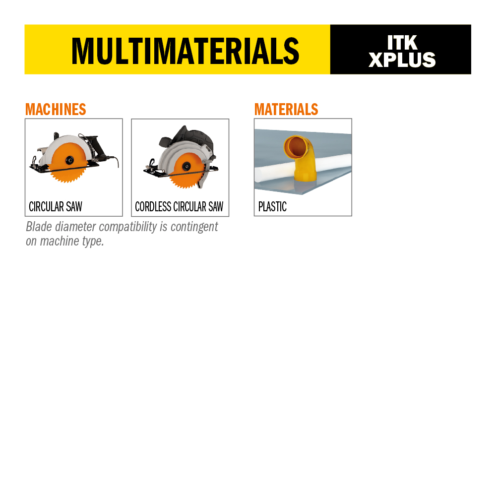CMT Orange Tools P07120-X10 7 1/4" ITK-PLUS Finish Blade 10 Pack
