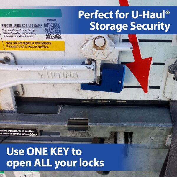 Photo of: PACLOCK UCS-17A-1100 Hidden-Shackle Aluminum Block-Lock-Style Lock