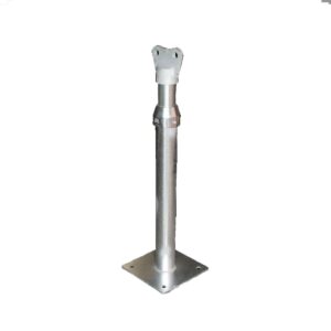 Photo of: Pipeline Products PS-250-03F-30-HDG Pipe Support 3" Flange Top 2-1/2" Dia. x 30" H Base Hot-Dipped Galvanized